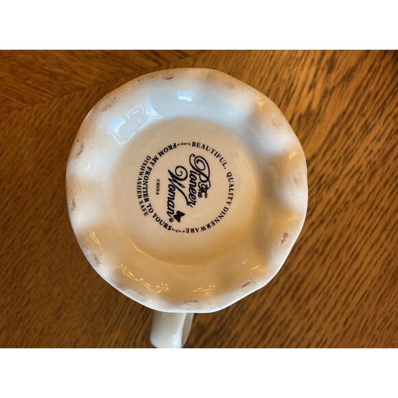 Pioneer Woman Creamer Flea Market Stoneware Floral Ree Drummond Rustic Country - Picture 5 of 5